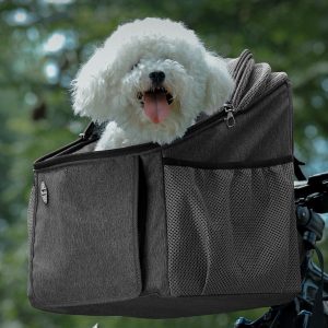 Fietsmand voor Honden Veilig Stevig Comfortabel Opvouwbaar Geschikt tot 4 5kg