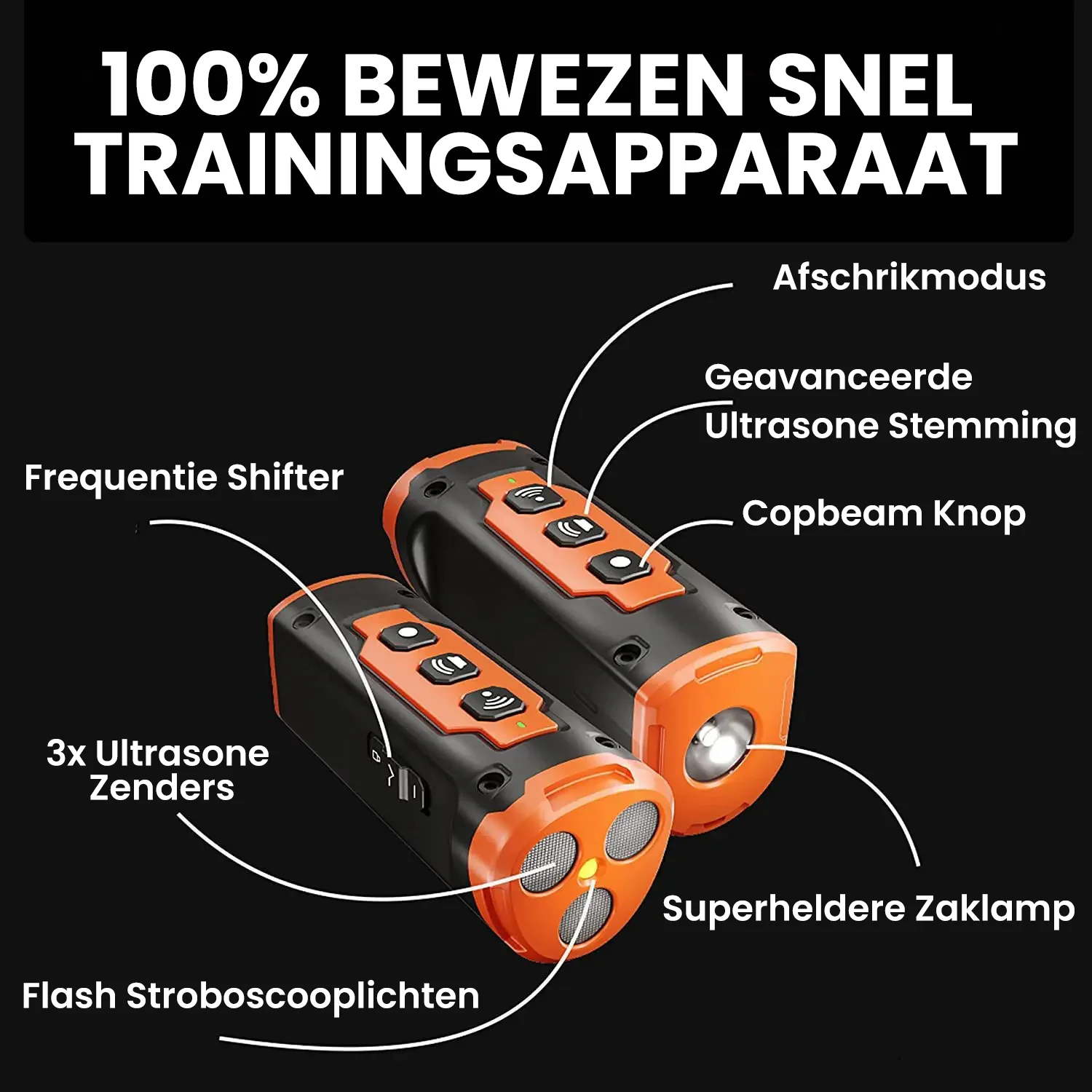 Honden Ultrasoon Anti-Blaf Apparaat Handmatig - Afbeelding 5