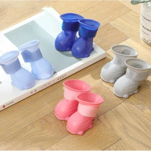 Duurzame Regenlaarzen voor Honden met Antislipzool en Verstelbare Riemen Waterdichte Voetbescherming in Meerdere Kleuren