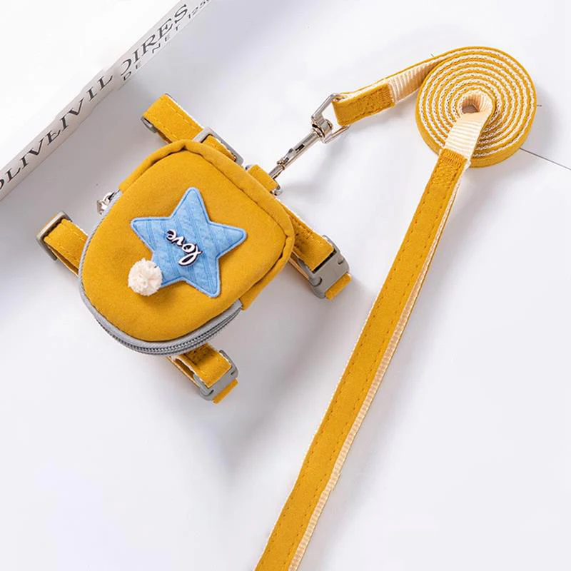 Schattig Hondentuigje met Rugzak Verstelbaar Duurzaam Nylon Ideaal voor Snoepjes Accessoires - Afbeelding 9