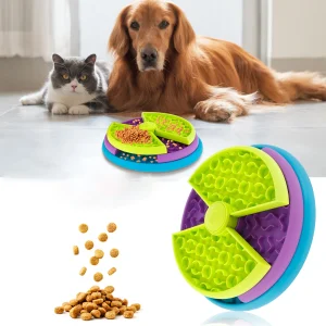 3 Lagen Puzzel Langzame Voerbak voor Honden