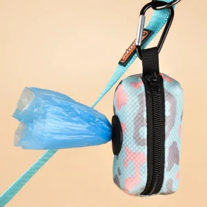 Abstracte Ontwerper Print Huisdier Kak Tas Houder Eenvoudige Bevestiging Handige Toegang Hygiënisch Makkelijk Bij te Vullen