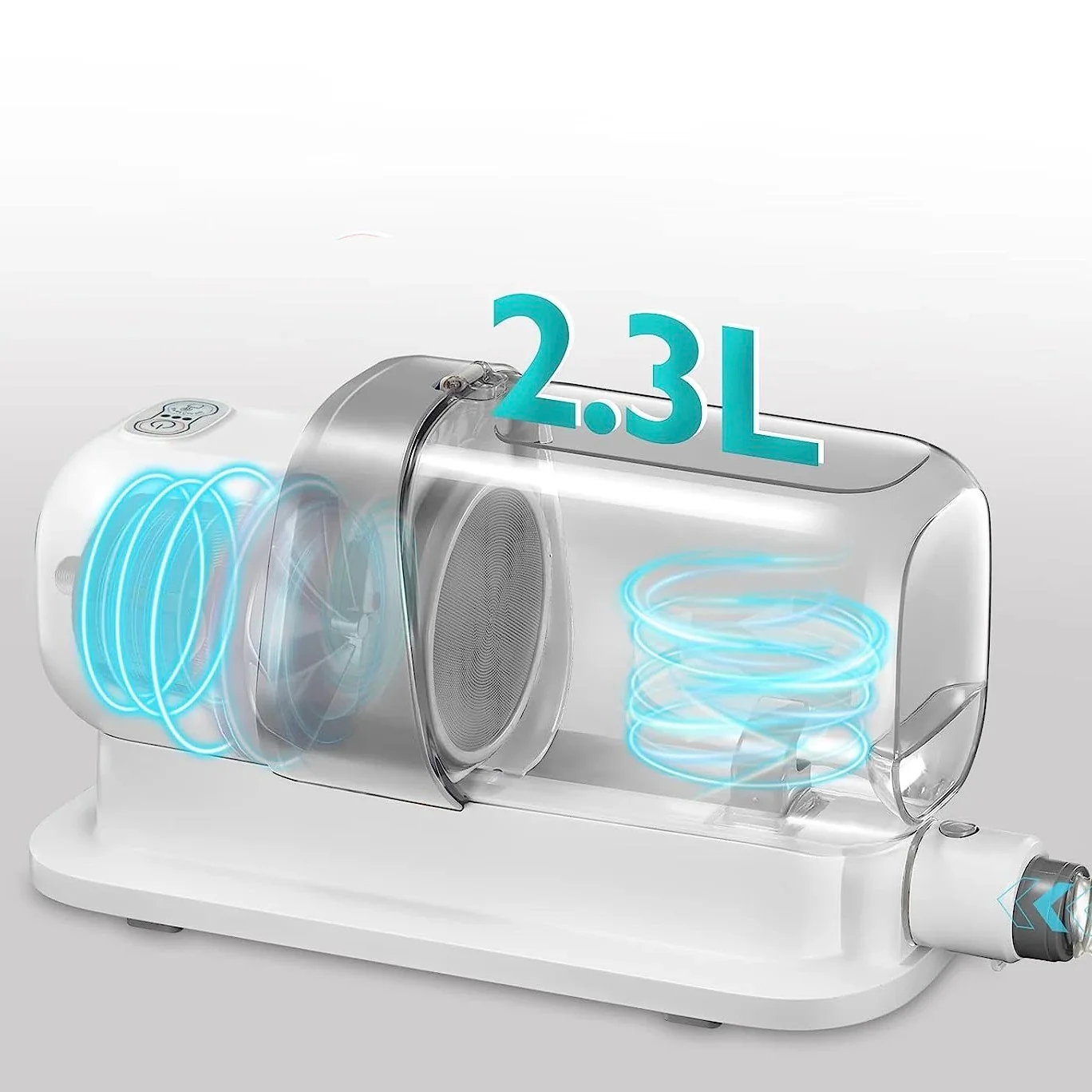 Vacuum Hondentrimmer Trimkit Efficiënte Haarverzameling Geluidsarm Veelzijdige Verzorging Ergonomisch ABS - Afbeelding 5