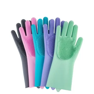 Magic Silicone Handschoenen Huisdieren Ontharing Bad Massage Veelzijdig Comfortabel Gemakkelijk Schoon te Maken Rubber