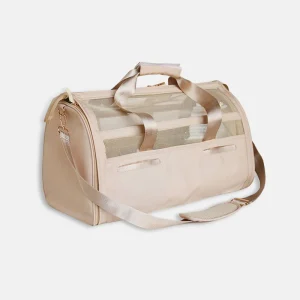 Door Luchtvaartmaatschappijen Goedgekeurde Honden Reismand Met Ademend Gaas en Uitklapbaar Kussen