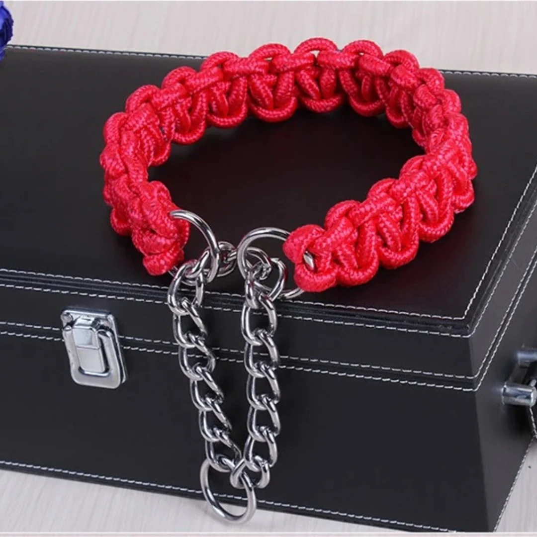 Hondenhalsband Nylon Geweven Sterk - Afbeelding 7