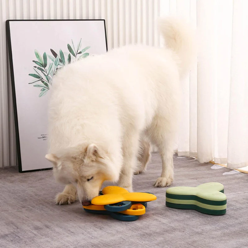 Interactief Spinnend Hondenspeeltje - Speeltje Voor Honden Die Langzaam Eten - Afbeelding 4