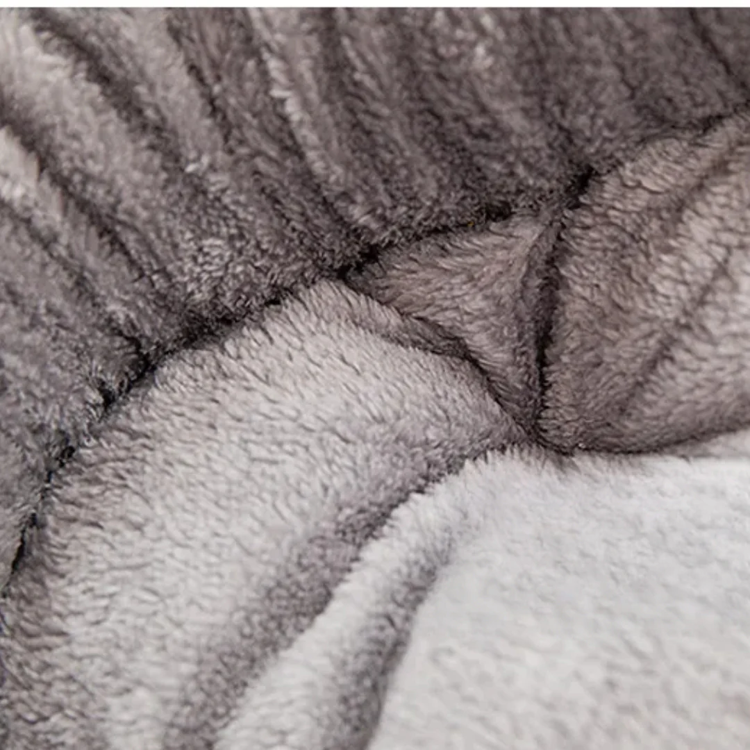 Zacht Hondenbed Rond Fleece - Afbeelding 3