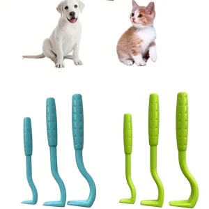 Tekenverwijderingshaken Huisdieren Veilig Compact Duurzaam Geschikt voor Honden en Katten Kunststof