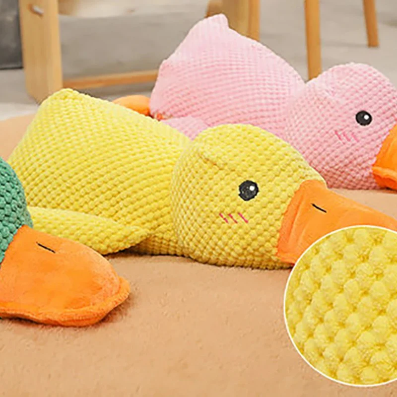 Rustgevend eendje voor honden - Vermindert angst en hyperactiviteit, duurzaam en zacht speelgoed - Afbeelding 5