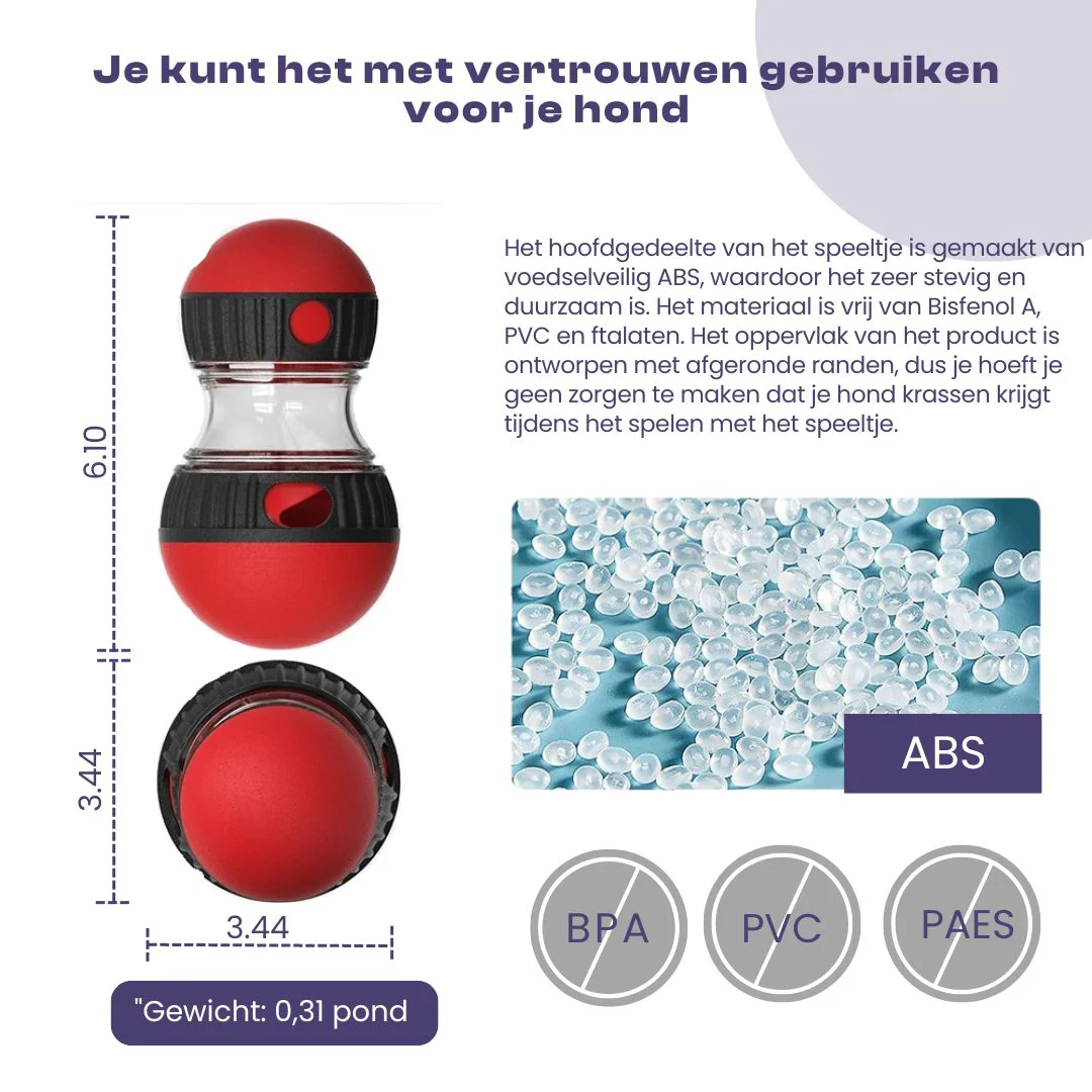 Interactief Achtervolgingsspeeltje voor Honden Halterontwerp Mentale Stimulatie en Beweging - Afbeelding 4