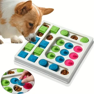 Interactieve Hond Puzzel Voerbak IQ Verhogend Langzaam Eten Speelgoed Antislip en Duurzaam