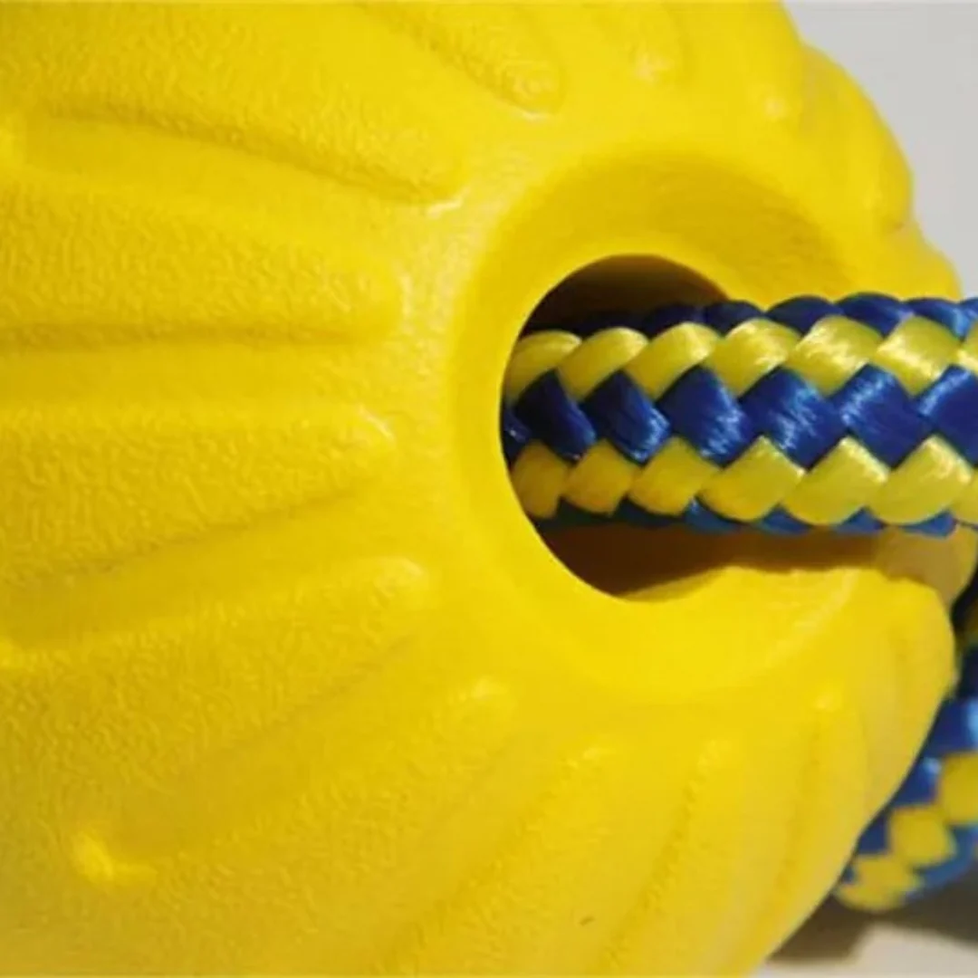 Hondenspeelgoed Rubberen Bal Touwtrek - Afbeelding 4