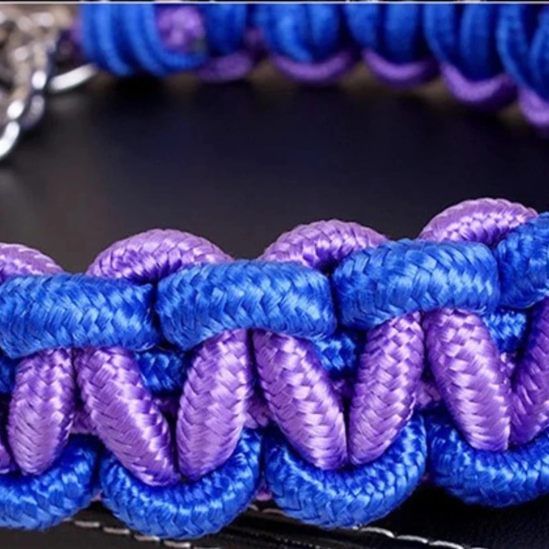 Hondenhalsband Nylon Geweven Sterk - Afbeelding 3