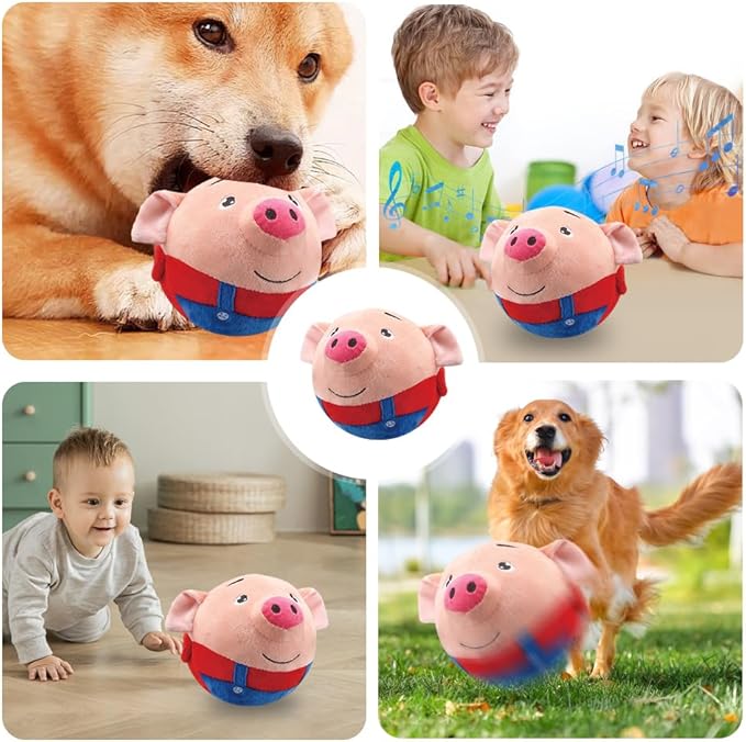 Interactief Hondenspeelgoed, Springend Varken - Afbeelding 3