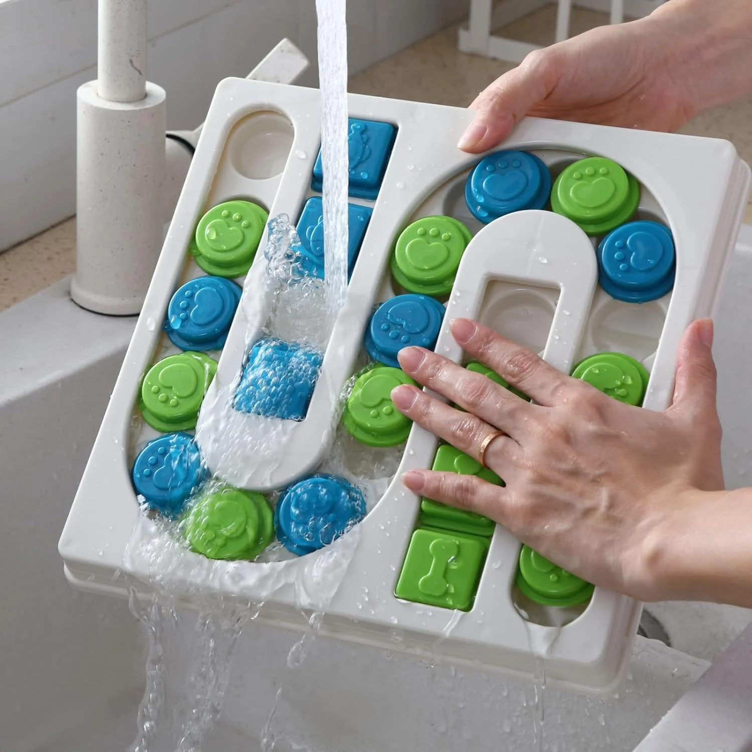 Hond Interactieve Educatieve Langzame Voerbak - Afbeelding 6