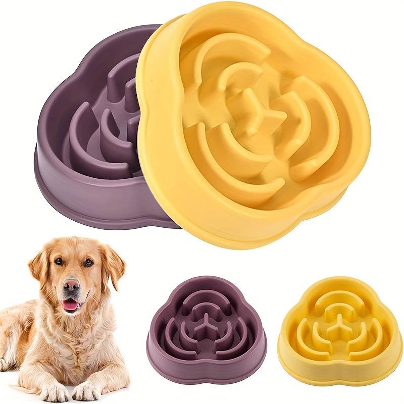 Anti-Schrok Langzame Voerbak voor Honden Duurzaam en Antislip in Speelse Designs - Afbeelding 7