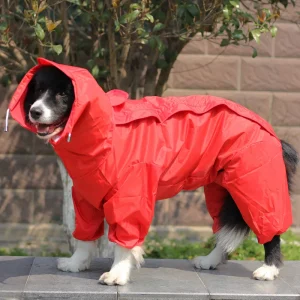 Waterdichte Regenjas Jumpsuit Voor Honden