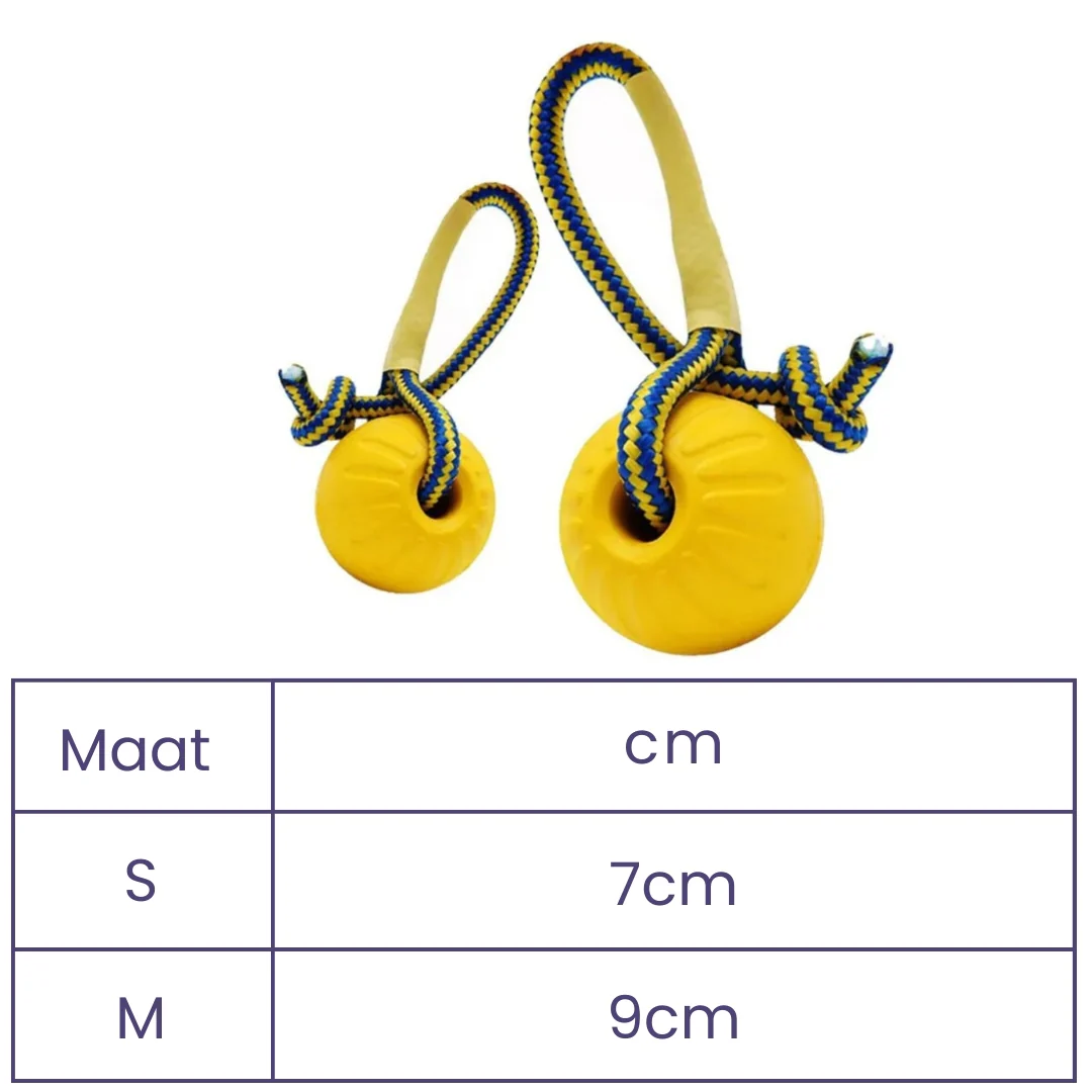 Hondenspeelgoed Rubberen Bal Touwtrek - Afbeelding 5