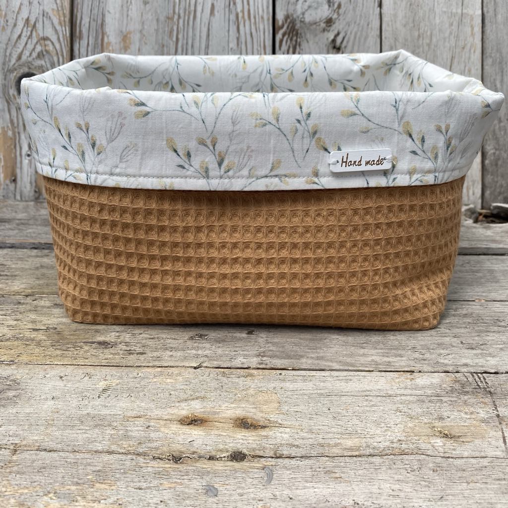 Commodemandje Wilgenbladeren Camel