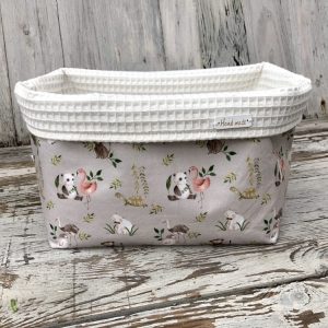 Commodemandje Flamingo Pandaberen Off White Andersom