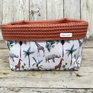 Commodemandje Jungle Dieren Terracotta Andersom