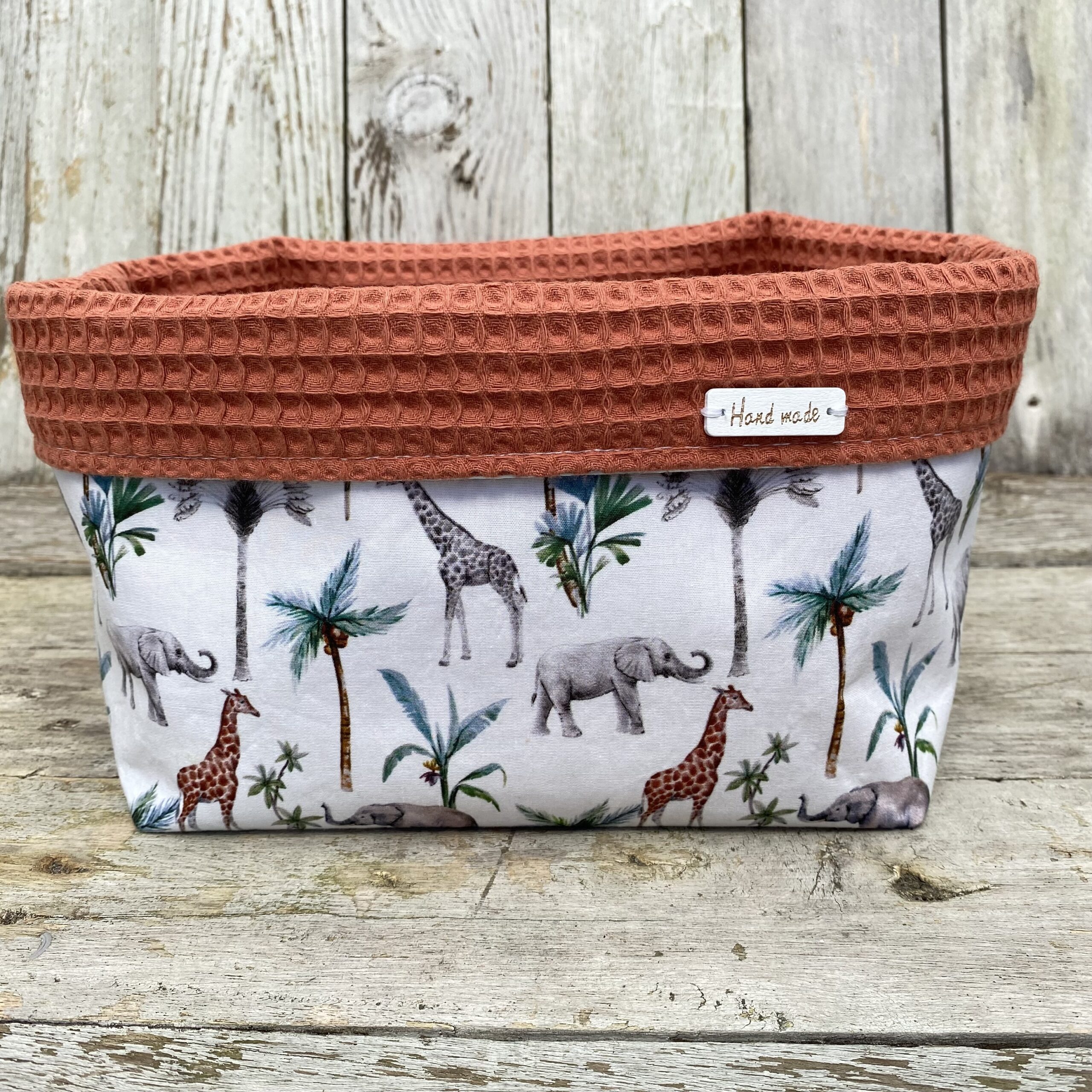 Commodemandje Jungle Dieren Terracotta Andersom - Afbeelding 2