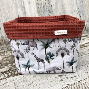 Commodemandje Jungle Dieren Roestbruin Andersom