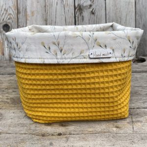 Commodemandje Wilgenbladeren Okergeel