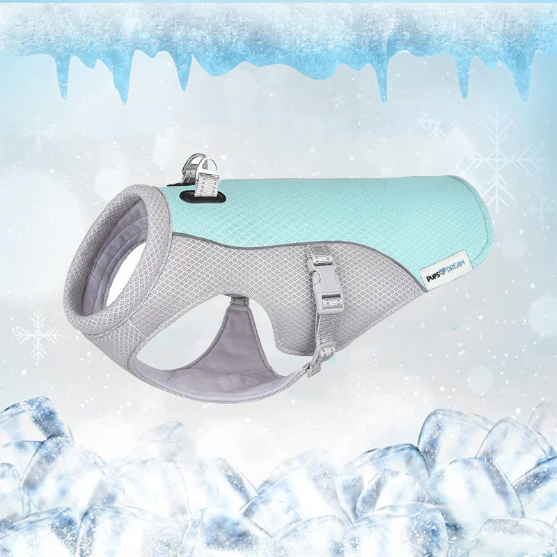 Koelvest voor Honden Met UV-Bescherming Lichtgewicht en Verstelbare Pasvorm - Afbeelding 9