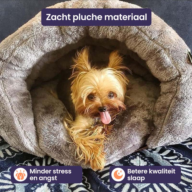 Cozy Cave Ontspanning Hondenbed - Afbeelding 9