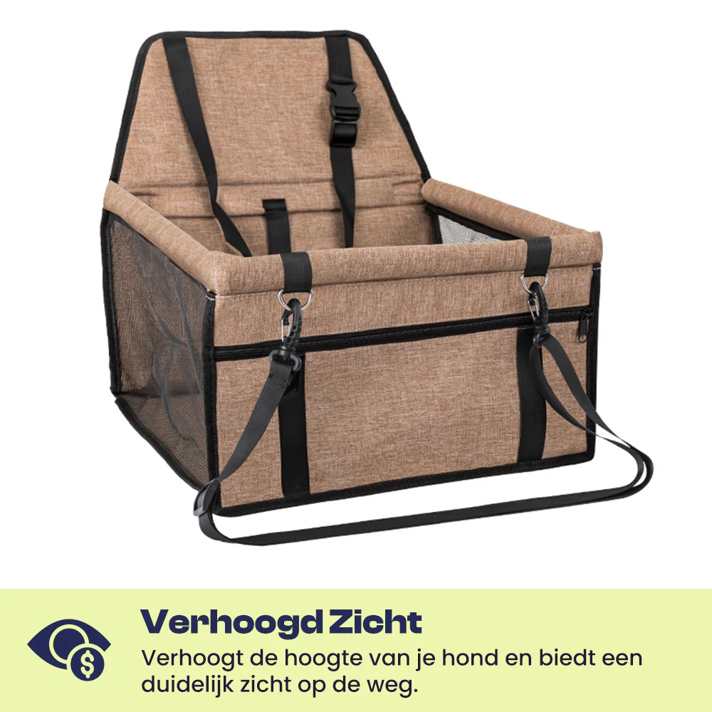 Draagbare Hondenstoel Voor In De Auto - Afbeelding 4