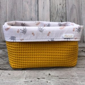 Commodemandje Olifantjes Okergeel