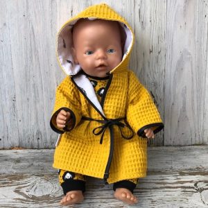 Badjas okergeel veren