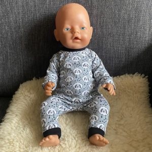 Pyjama schaapjes lichtgrijs