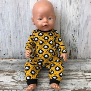 Pyjama schaapjes okergeel