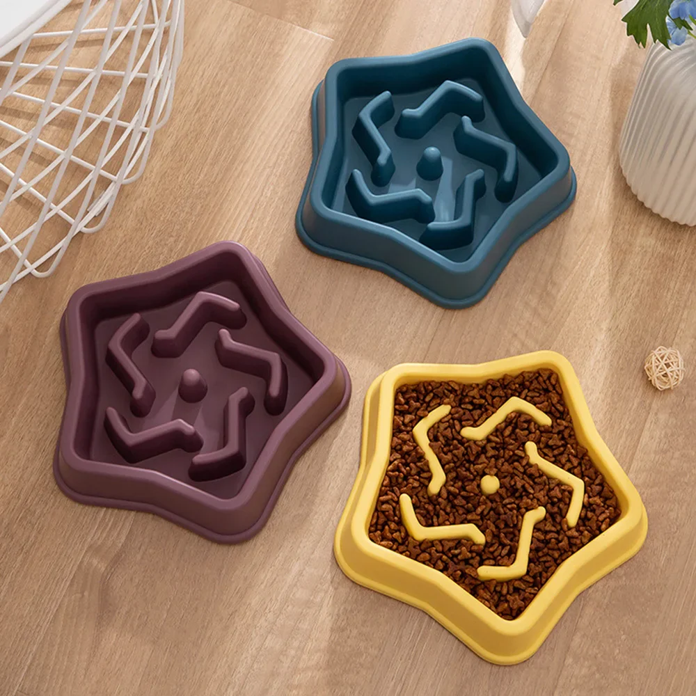 Anti-Schrok Langzame Voerbak voor Honden Duurzaam en Antislip in Speelse Designs - Afbeelding 5