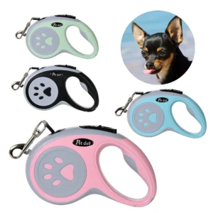 Intrekbare Hondenriem 5M Duurzaam Nylon Ergonomisch Handvat Comfortabel Voor Veilig Wandelen en Verkennen