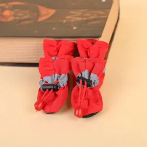 Waterdichte hondenschoenen met antislipzool en isolatie voor kleine en middelgrote huisdieren Maten S-XXL