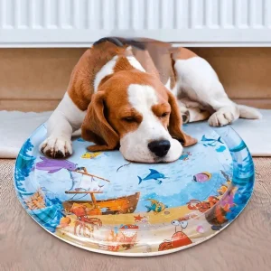 Lichtgewicht verkoelende Pet Mat met Duurzaam PVC Handwasbaar Ontwerp voor Zomer Comfort