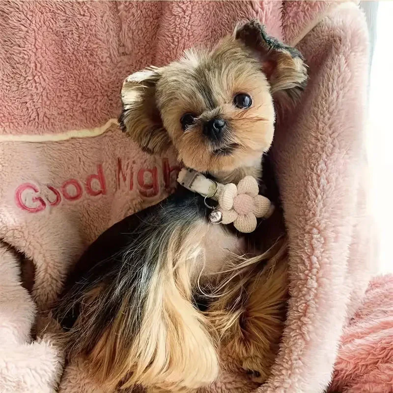 Verstelbare Halsband Met Bloemenpatroon - Afbeelding 2